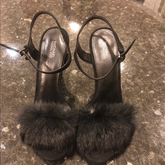 Michael Kors Shoes - Michael Kors Furry Heels